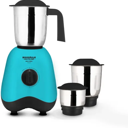 MAHARAJA WHITELINE Neo Pro MX-261 500 W Mixer Grinder (3 Jars, Multicolor)